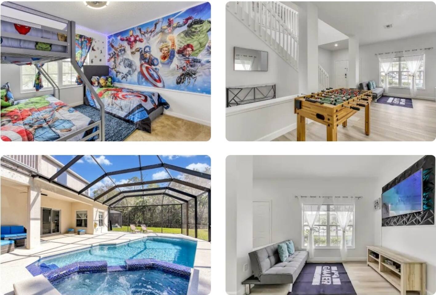 Stunning 5 bedroom pool home in gated community minutes from Disney