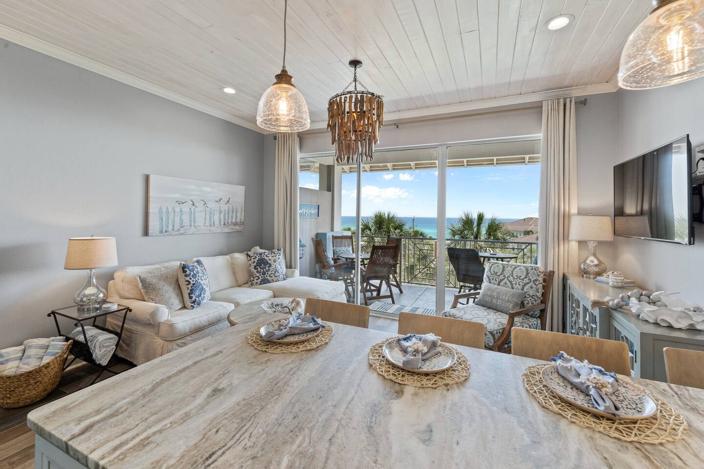 Escape to 30A & the beach! Heated pool! Gulf view!