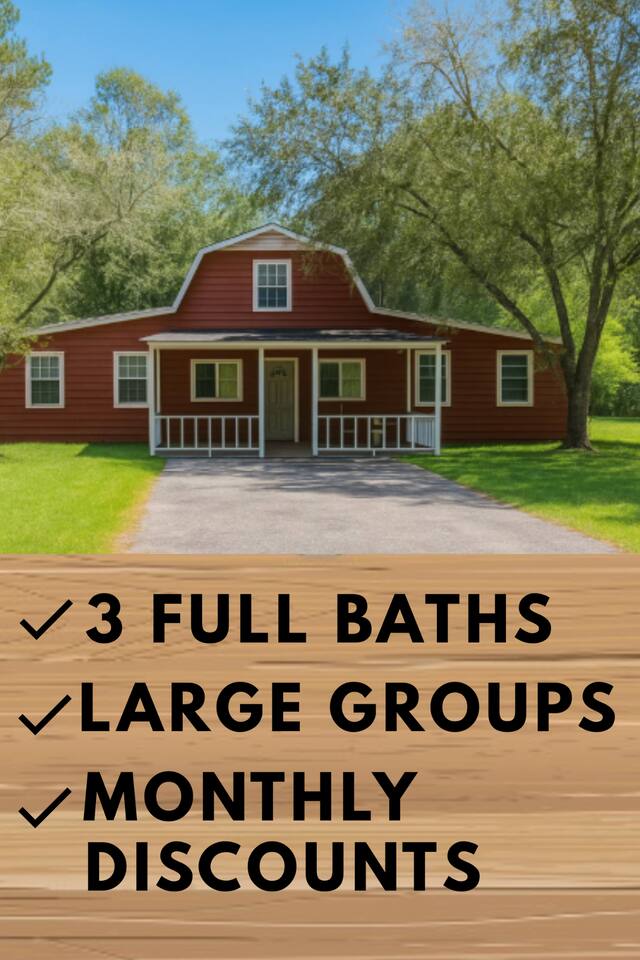 Pure, plenty of space & pine trees, relaxing house!