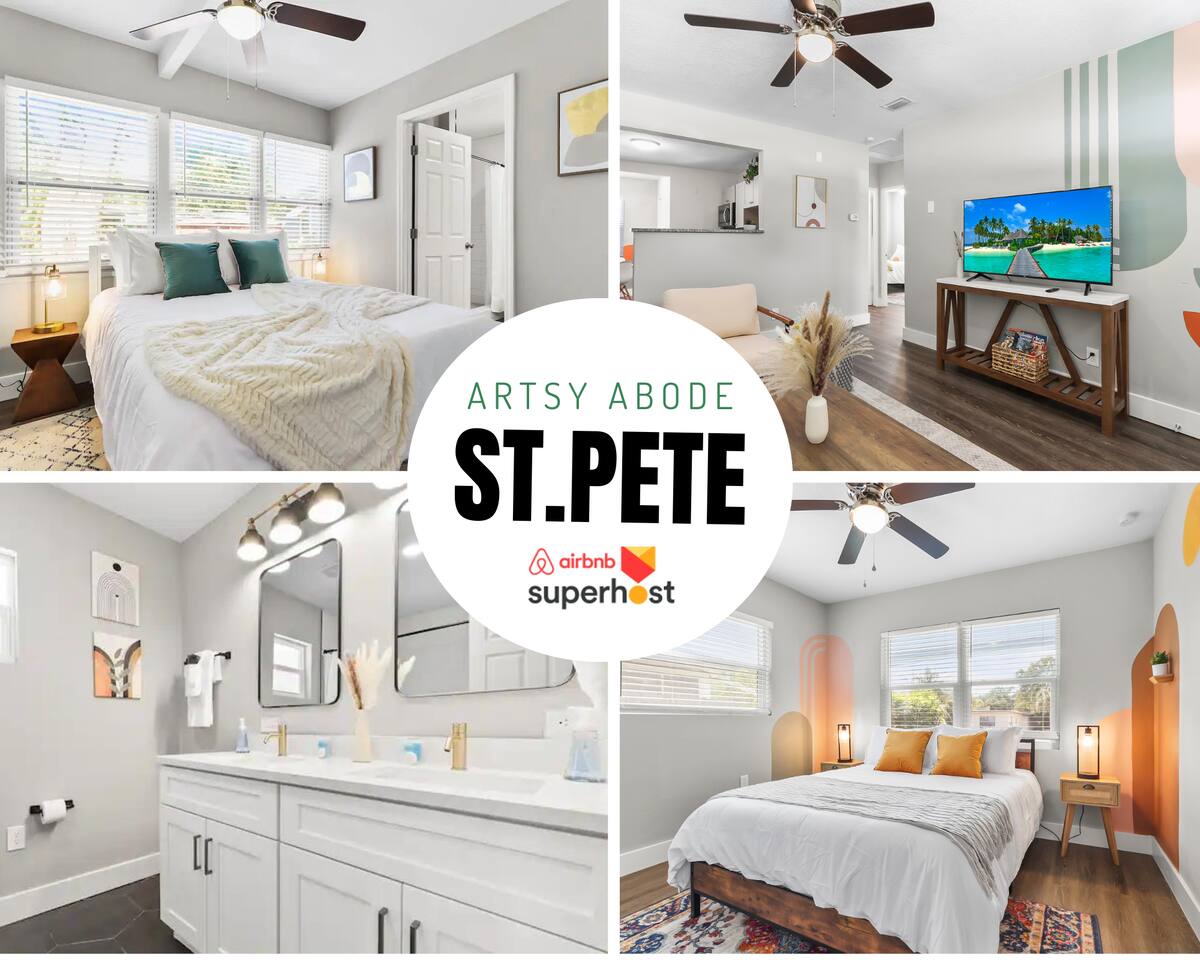 Artsy Abode ~ Mins to Downtown and Beaches