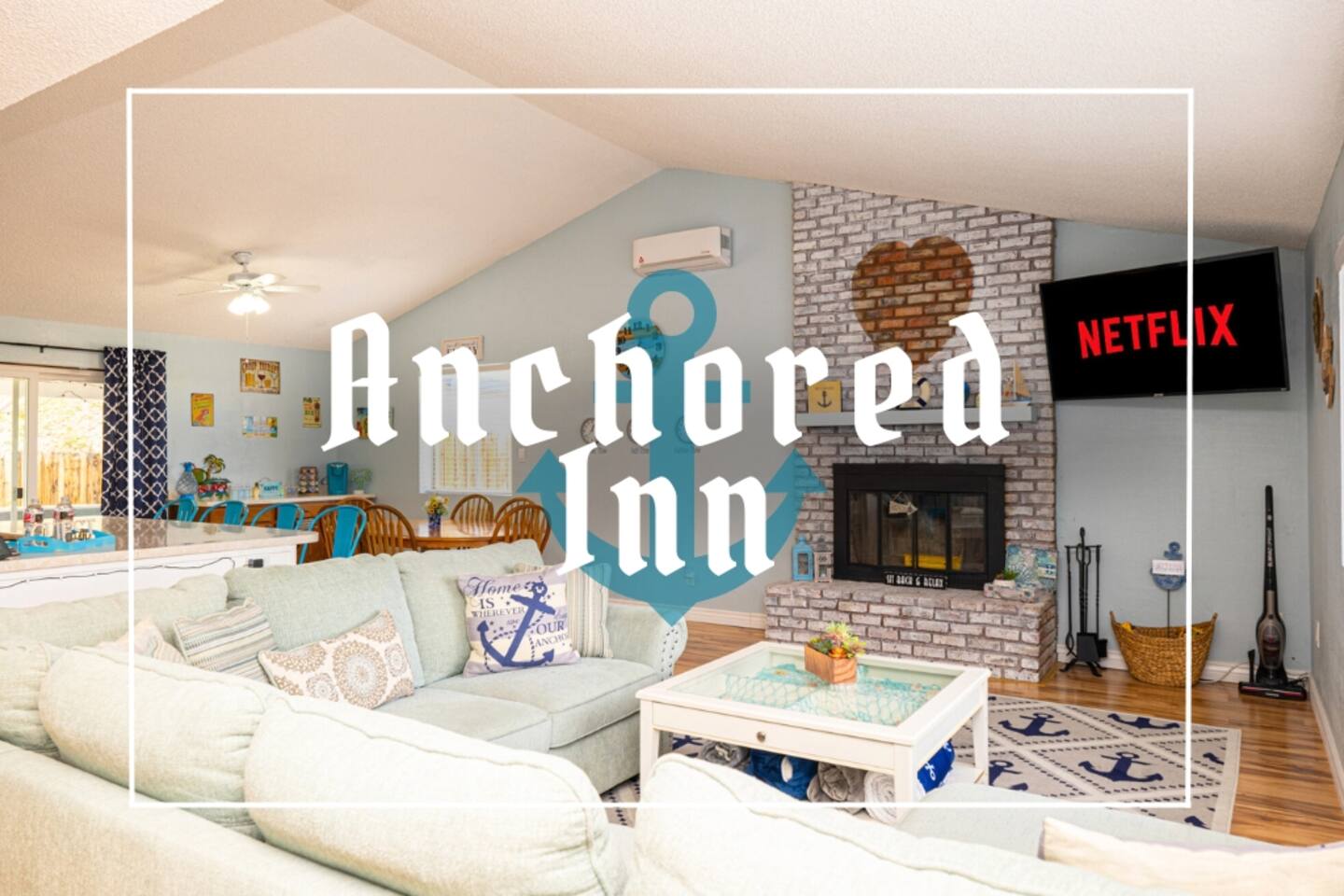 "Anchored Inn" | Great Location | Sleeps 12 | BBQ
