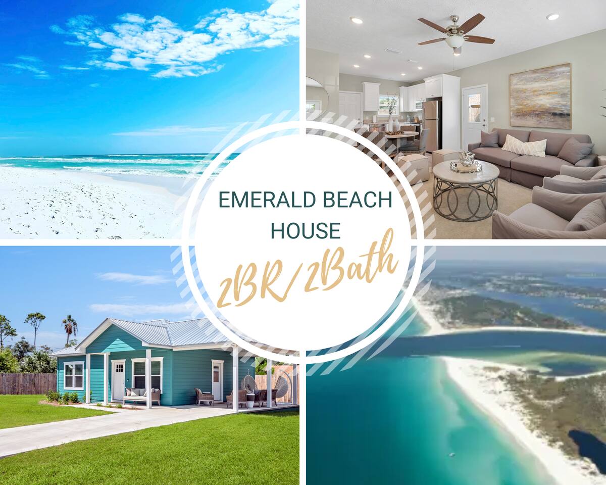 New House/Sleep 6/ Walk to Beach/Pet Friendly