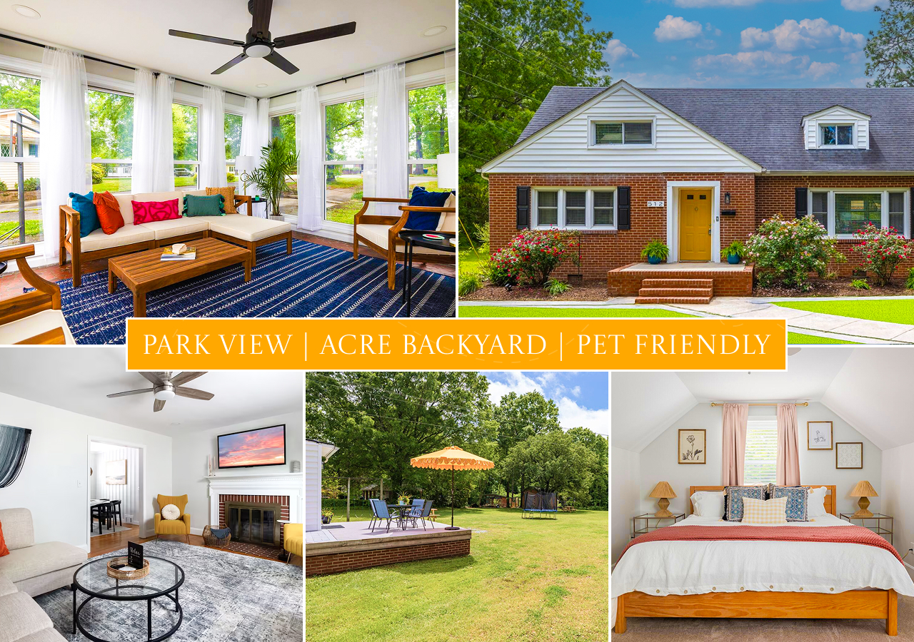 Sunlit Graham Escape | Huge Yard | BBQ