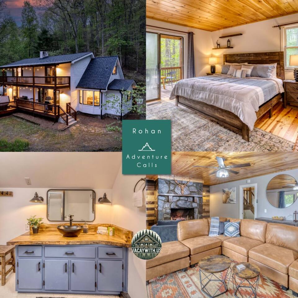Blue Ridge Chalet | Hot Tub, Game Room & Views