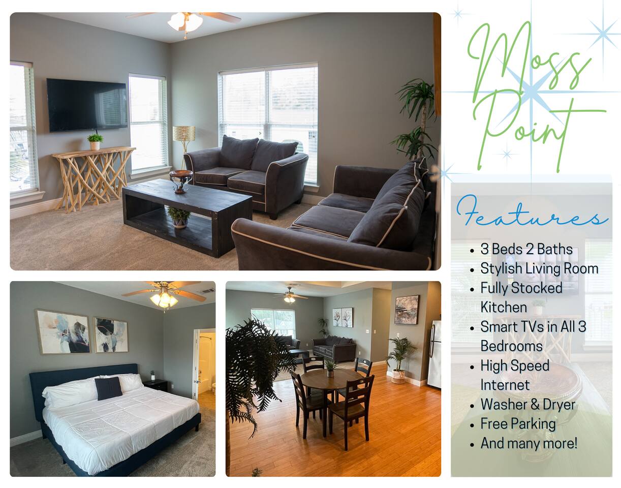 Beautiful 3BR 2BA • Balcony • Clean & Spacious