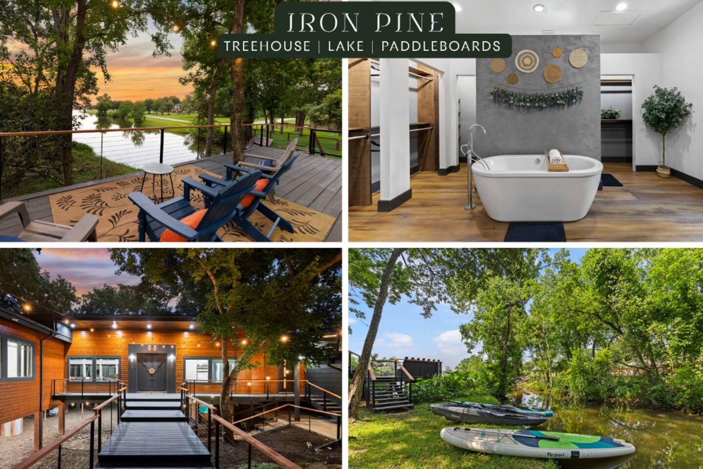 Lux 'Treehouse' Private Lake: Views, Gameroom, FUN