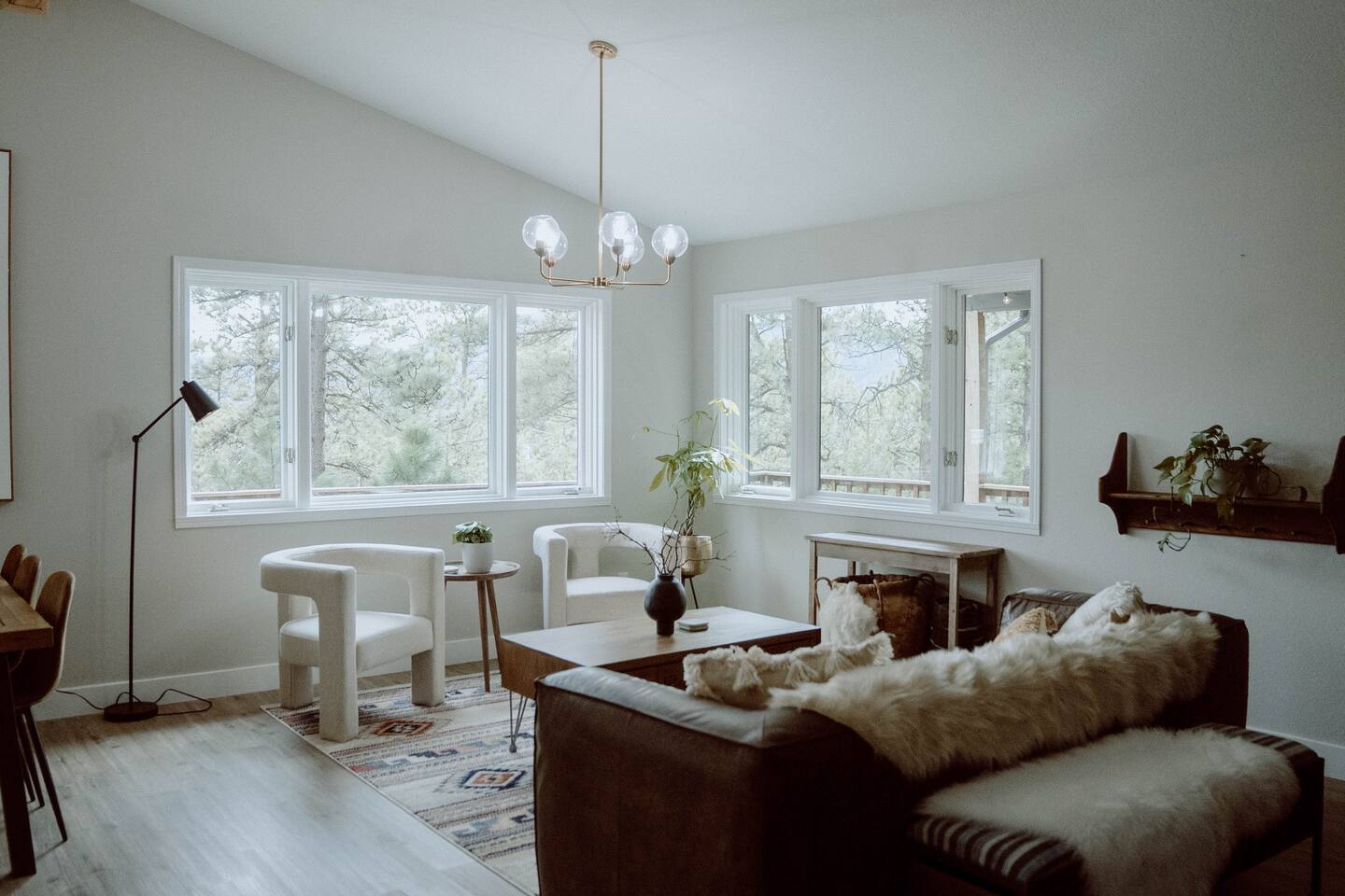 Secluded Chalet in the Pines Hot tub Wrapped porch