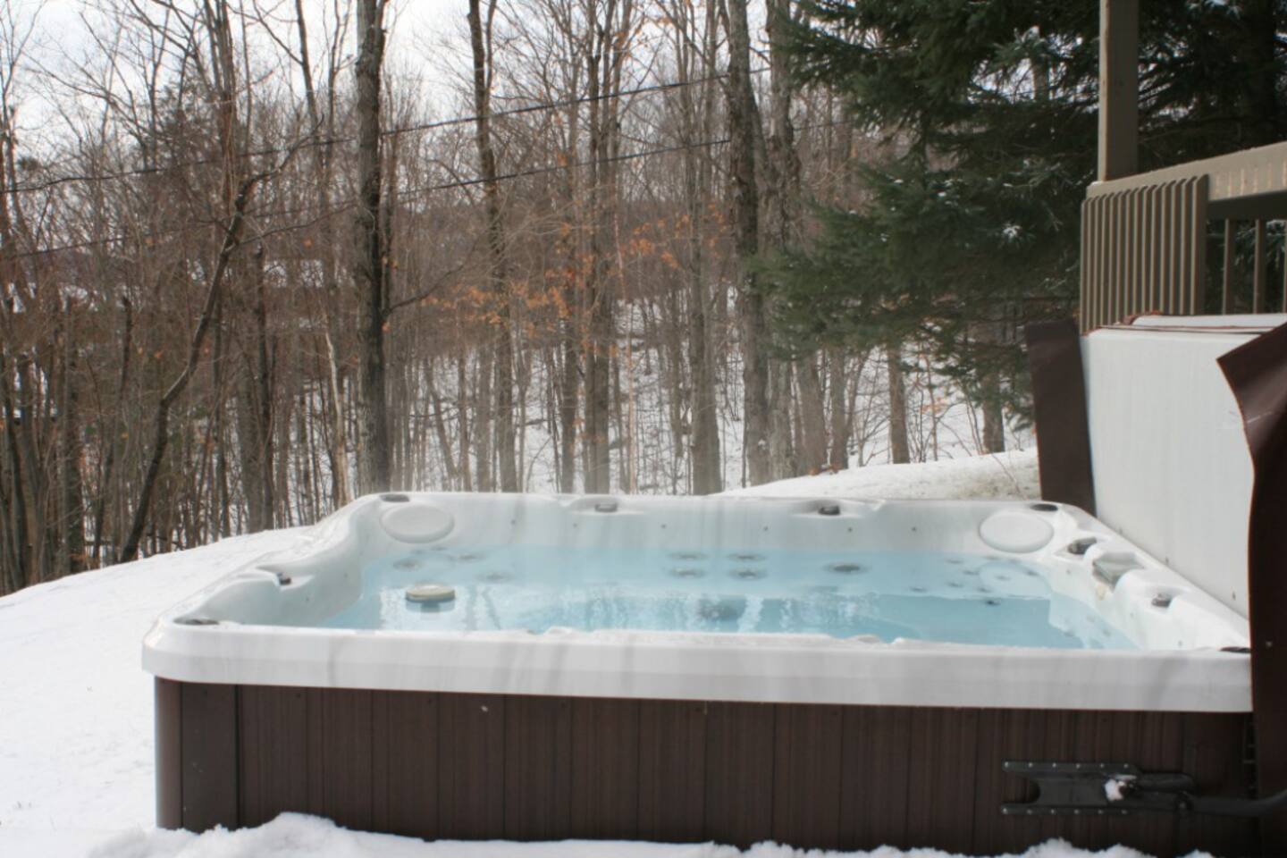 Tremblant Nansenhaus:Spa-ski in/ski out