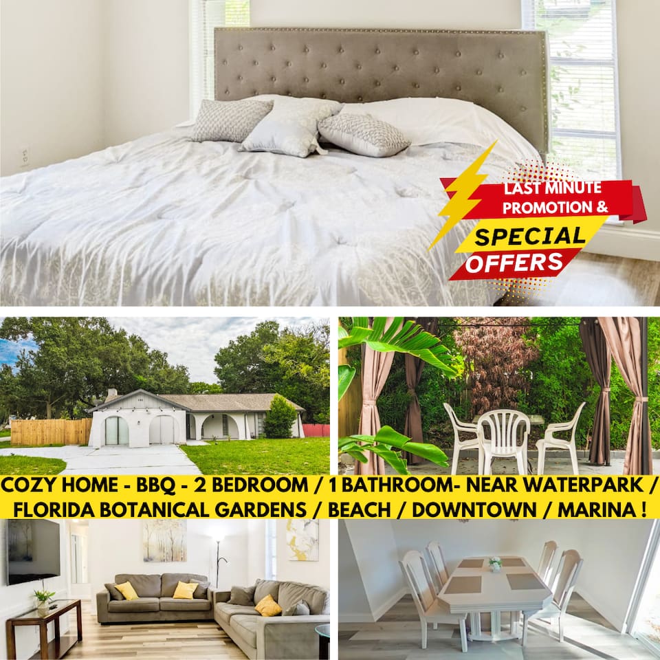 COZY HOME/MINS FROM BEACH/WATER PARK/DOWNTOWN/GOLF