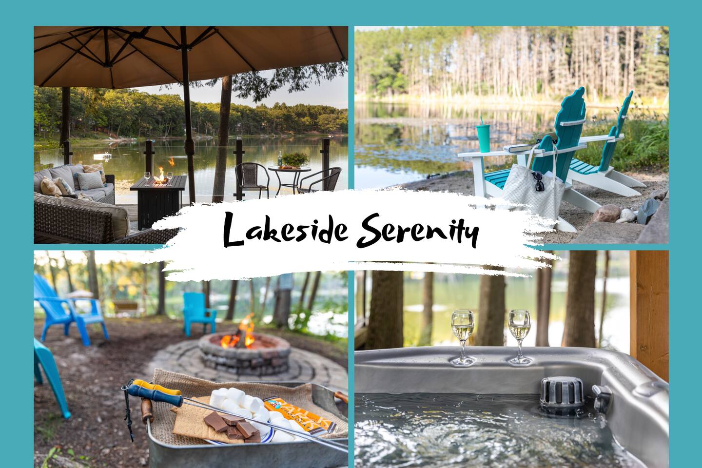 Blue Pearl Cottage | Lakefront Cottage Sleeps 6