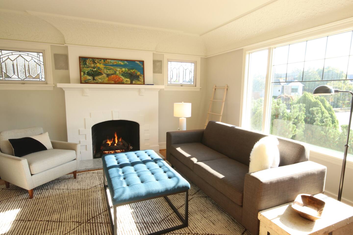 Ballard Brick Tudor • Fireplace • Dogs • Deck!