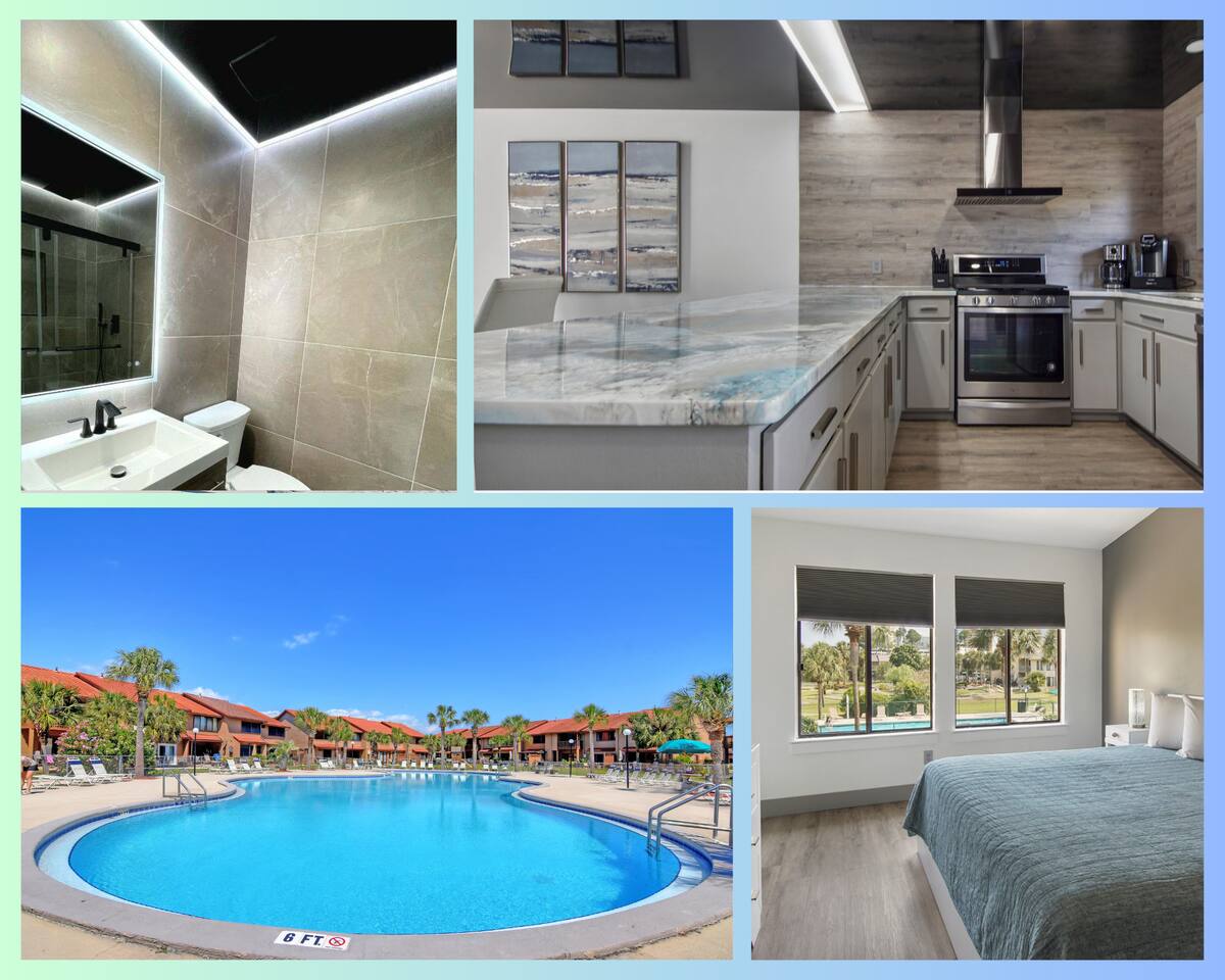 ~Beachside Bliss: Modern Townhouse~Resort 11 Pools