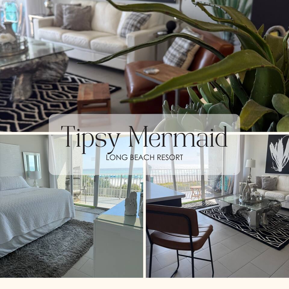 Full Balcony Access! 1st Floor Beachfront Glam