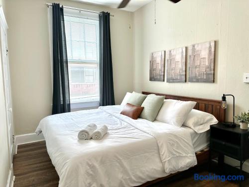 The Harrison C | KING 1BD/1BA Apt near Riverfront