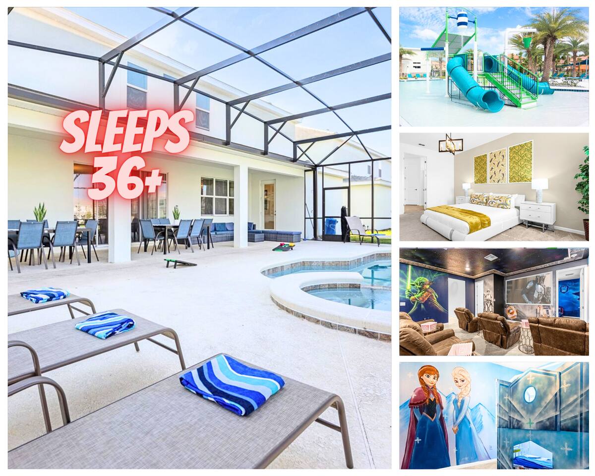 Sleeps 36 | 15 Bedroom! Theater! Resort! POOL! - Holiday Home