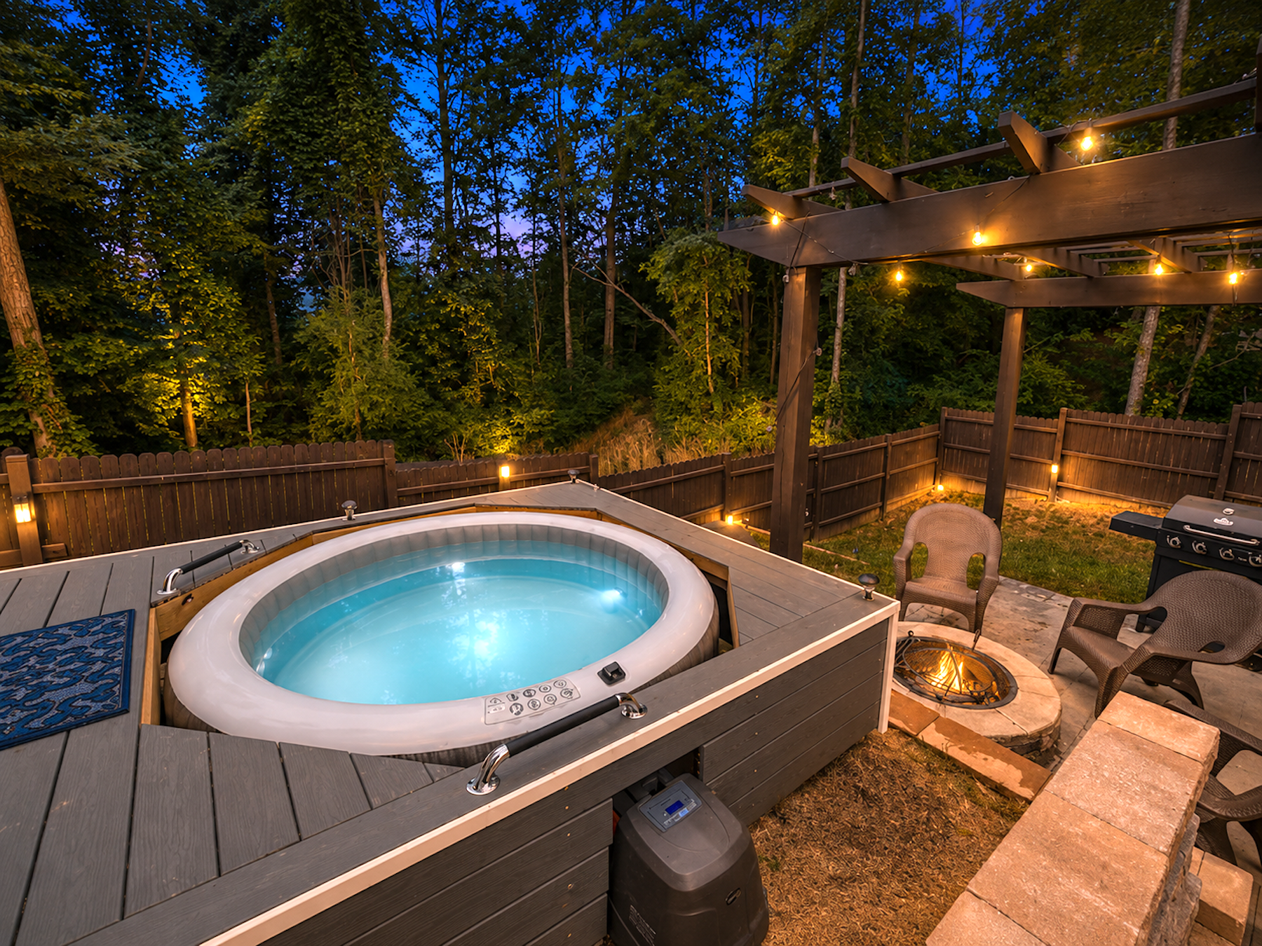 Cozy CLT Retreat w/ Hot Tub, Firepit & Pets Ok