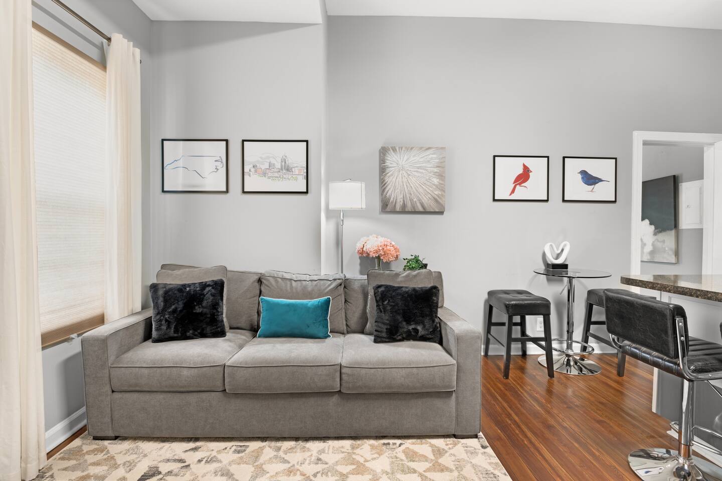 Retro Raleigh Downtown Flat Unit C~EV Chargers