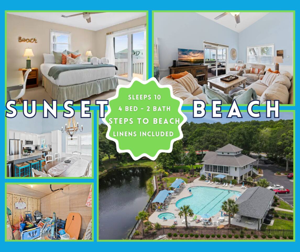 Steps From Ocean | Pool Access | Linens Included