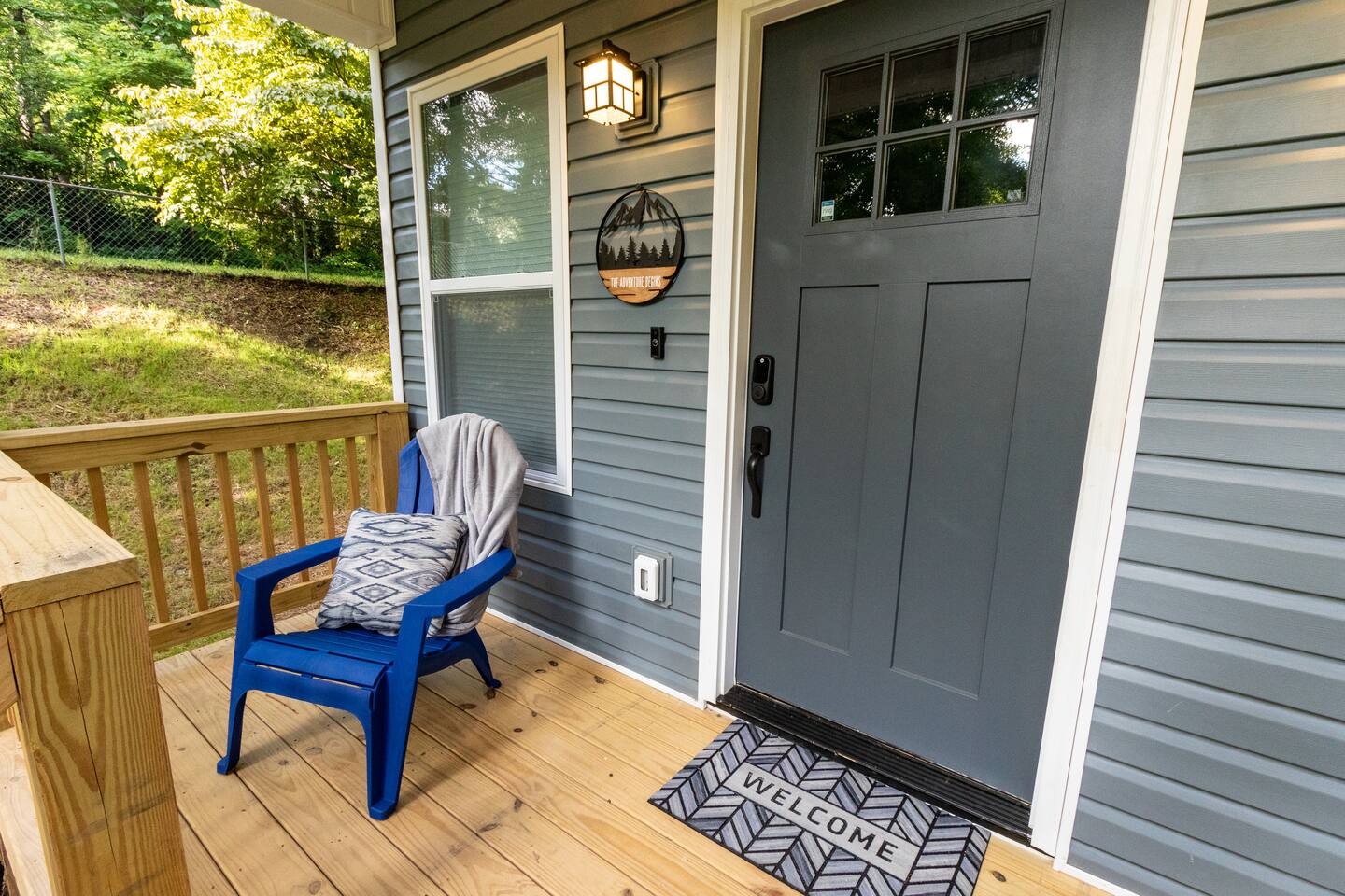 Hangout on the front porch with some coffee and a book.