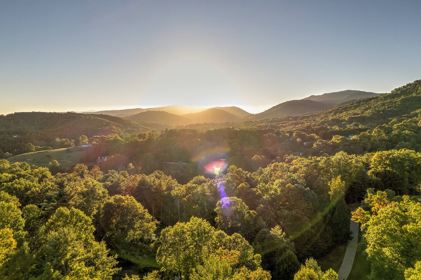 Beautiful Fairview. Not a view from the home. This is a drone photo.