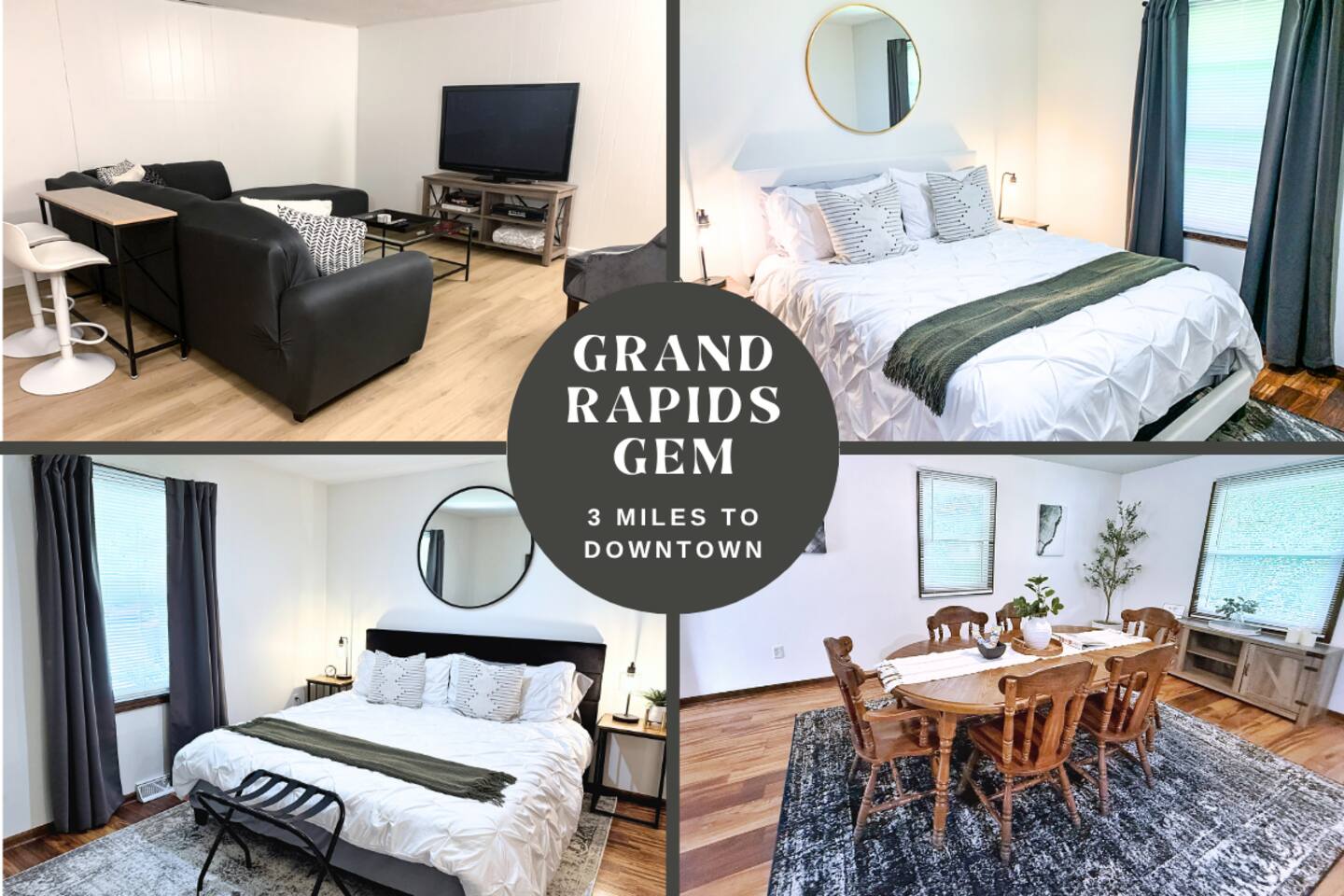 Updated 2BR Gem: Near Downtown, Eastown, and EGR!