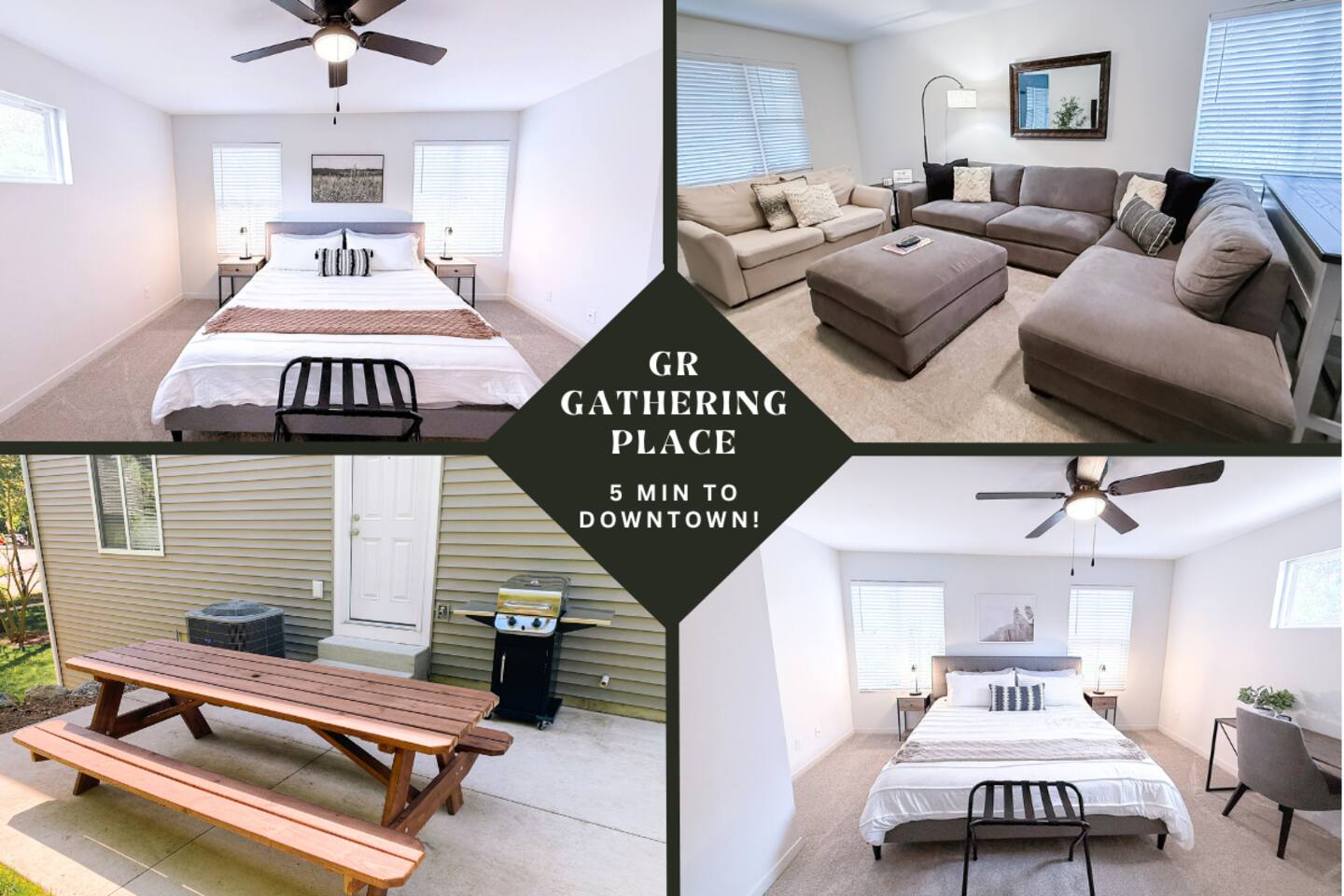 Luxe 5BR/4 Ensuite BA: 2 Miles to Downtown!