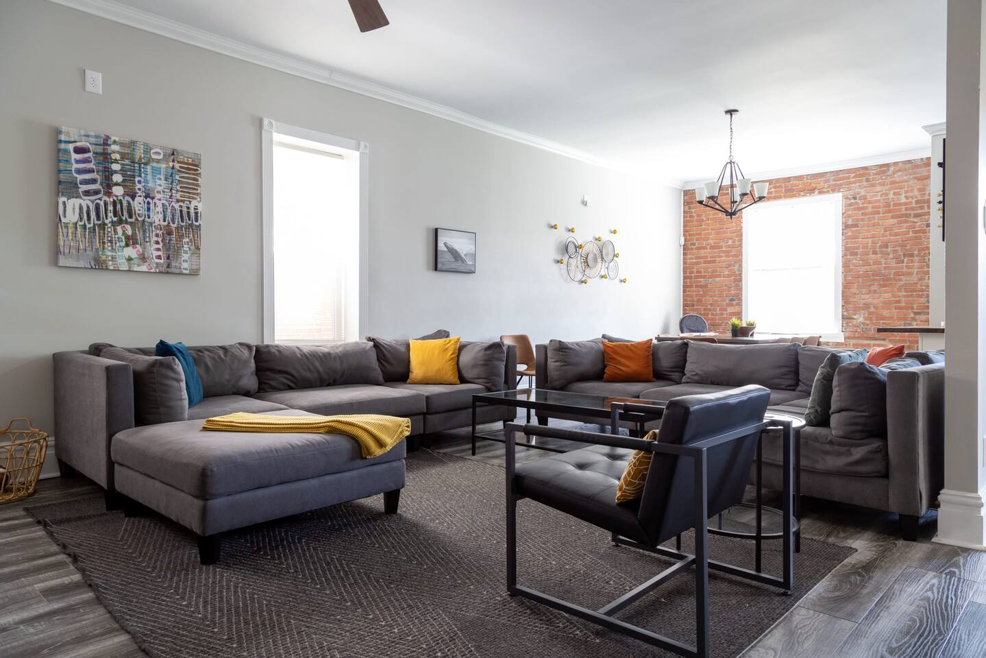 Comfy couches there is room for everyone