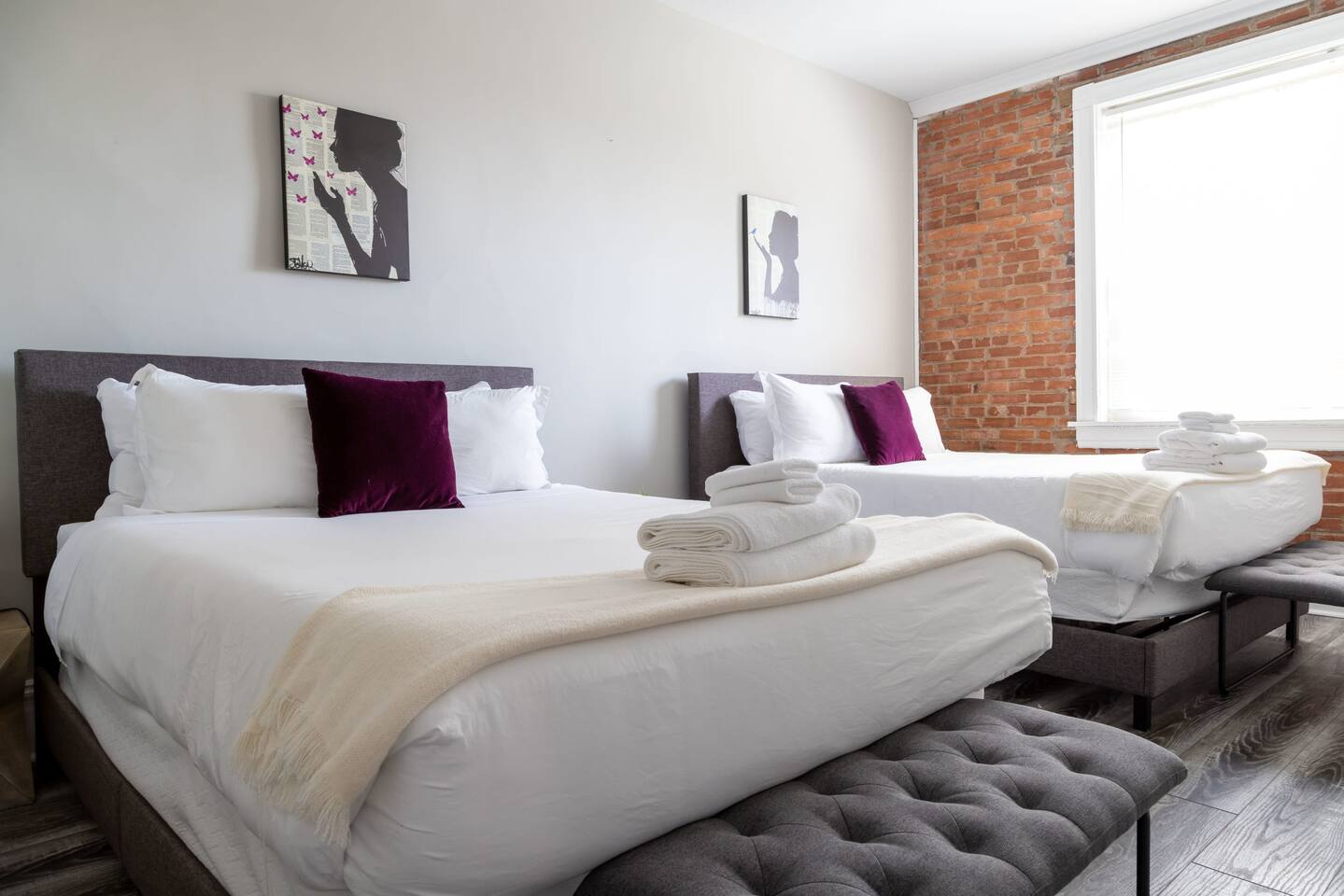 Bedroom #6 - Queen beds