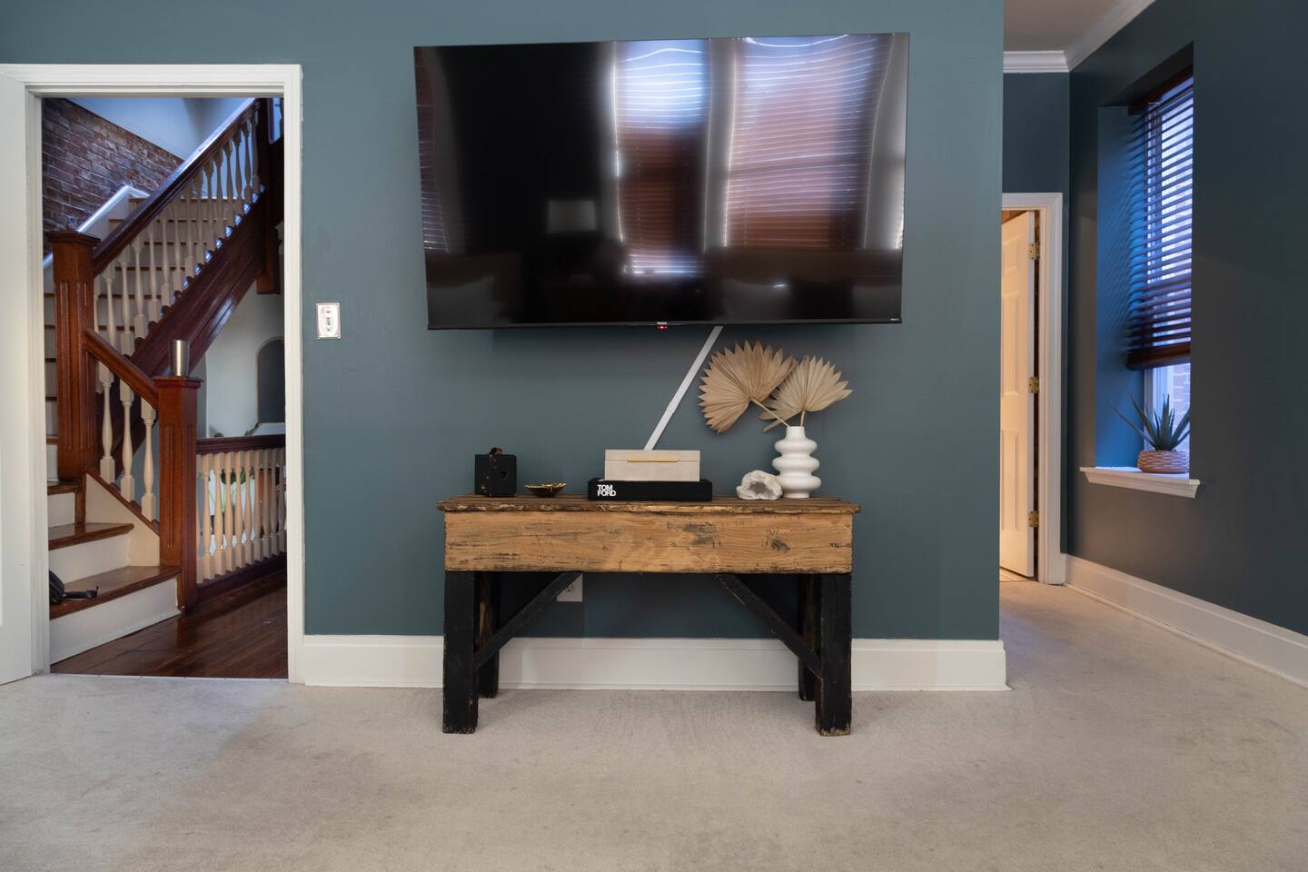 A 65 inch Smart TV is connected and ready for your use!