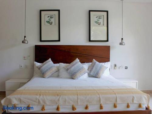 beautiful King-size bed with local artisan materials curated