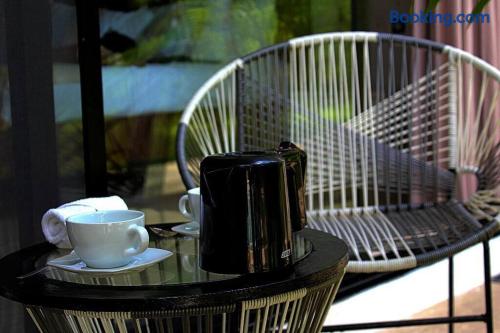 Lovely private outdoor seating area