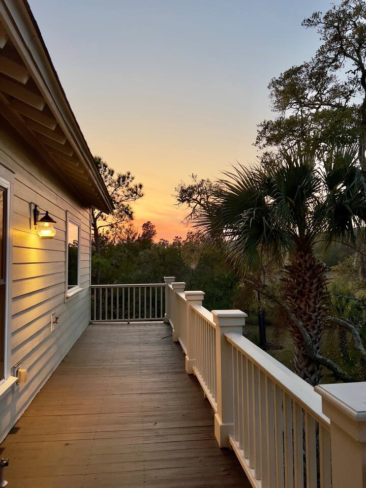 A Favorite Sunset Spot On the Catwalk Balcony