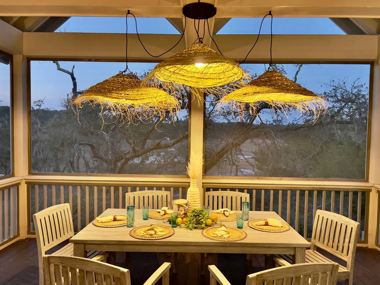 Watch The Tides Rise and Fall While Enjoying Your Favorite Culinary Delicacies...

(regional recipe books included if you need some local inspiration)
