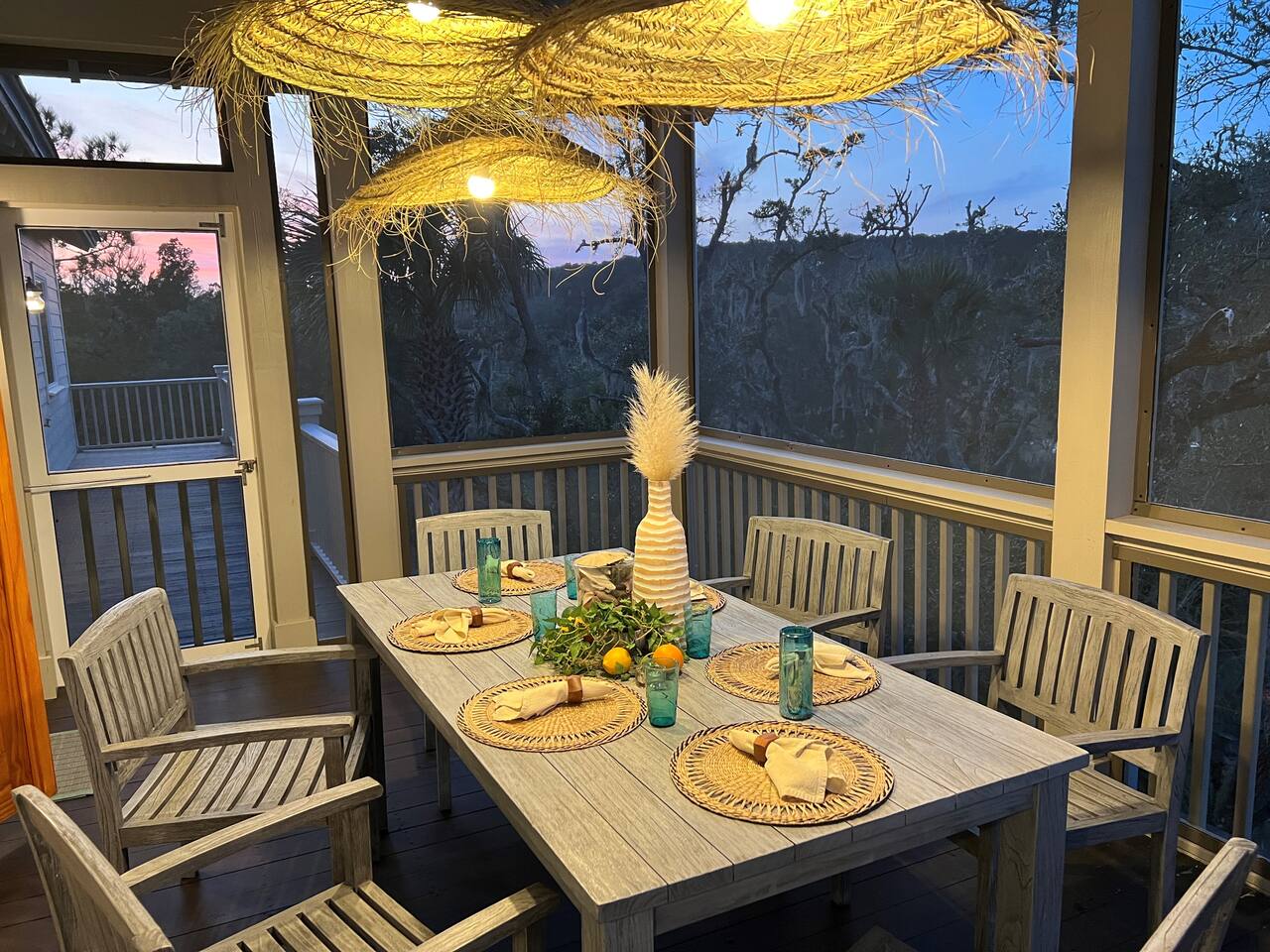 It's Hard To Miss the Sunsets Here.  You'll Have Ample Choices of Vantage Points To Enjoy Mother Nature's Paint Brush