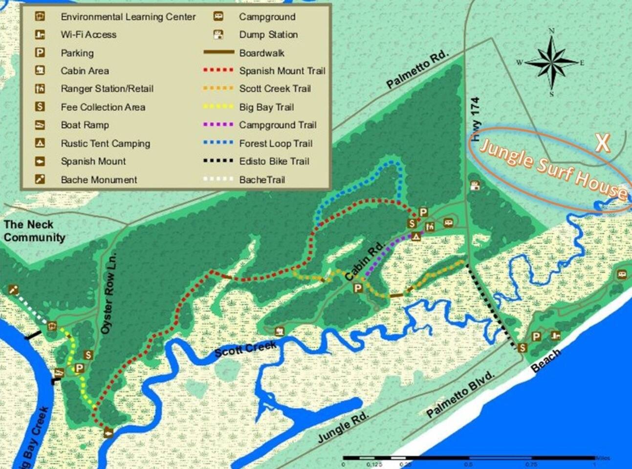 So Close To Edisto Beach State Park

The Park Starts Right Across The Street (Palmetto & Jan Savage)