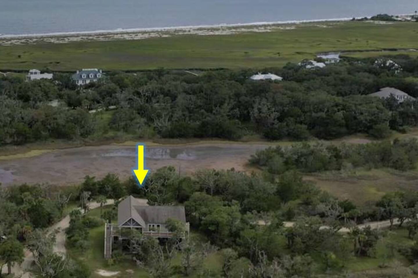 So Close to The Beach You Can Hear The Waves Crash From The Front Porch!

*Scott's Creek Runs Between Jungle Surf and The Dunes So You Have To Go Around.  Small Watercraft are Perfect For Floating Straight Out To The Beach and Sand Bars