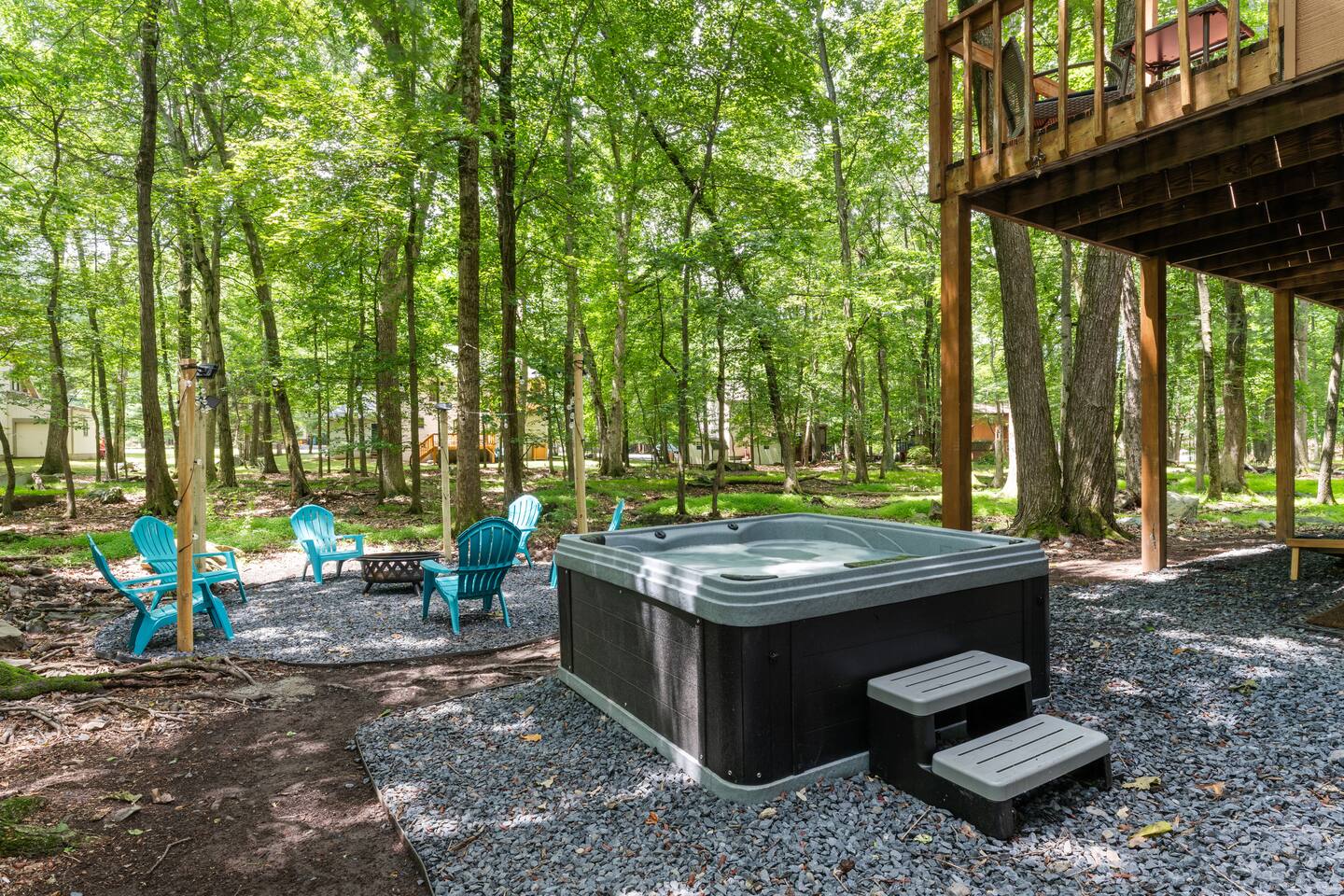 Hot Tub, Fire Pit, Game Room | 4BR Cozy Poconos!+