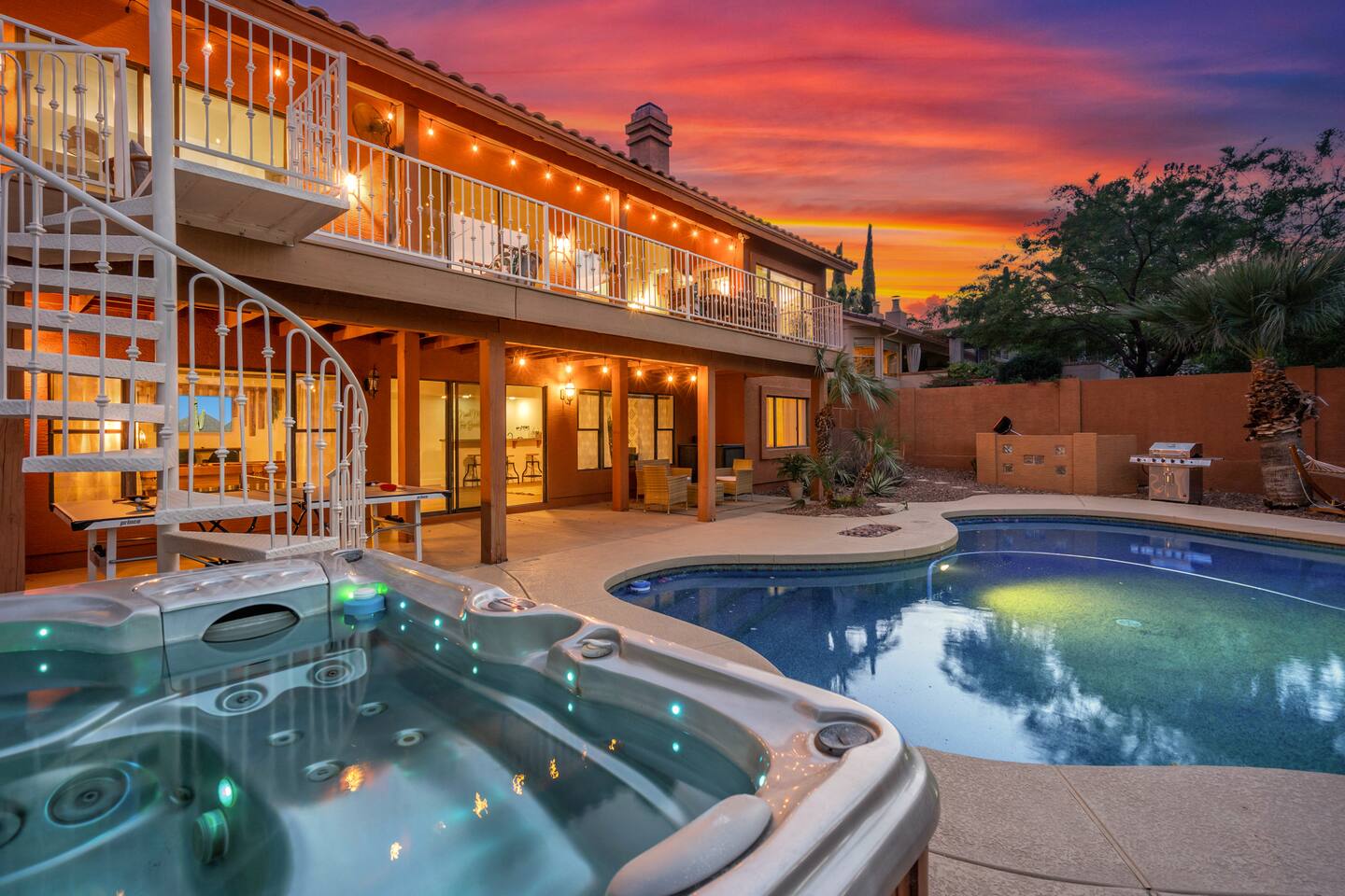 5BR Private Estate! Heated Pool, HotTub, Game Room