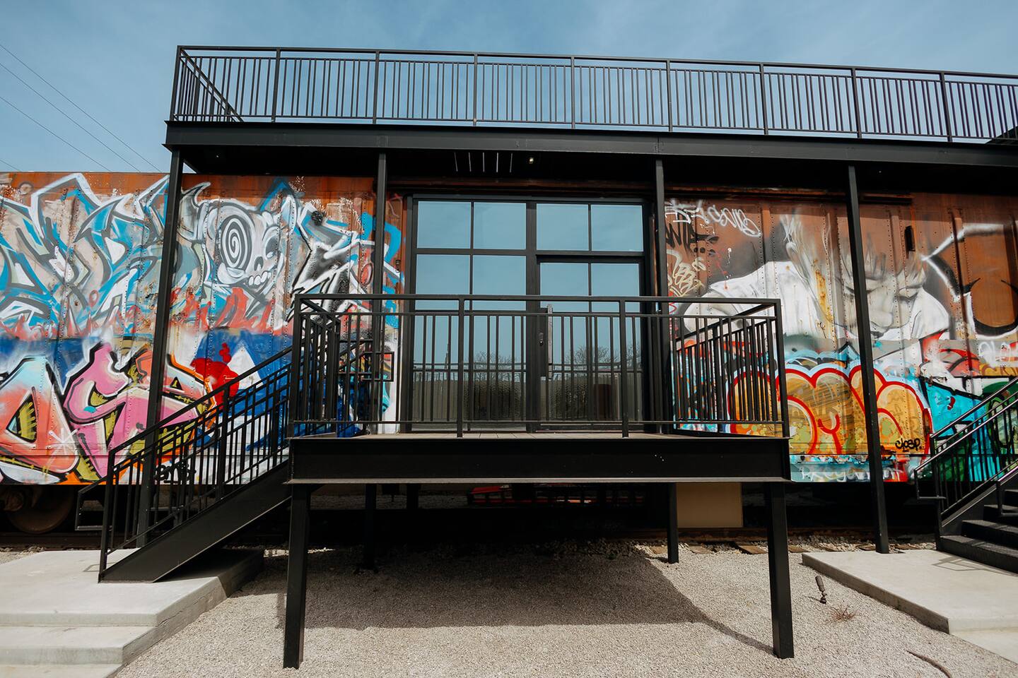 Walk To Intrust Bank! | Unique Boxcar Experience!