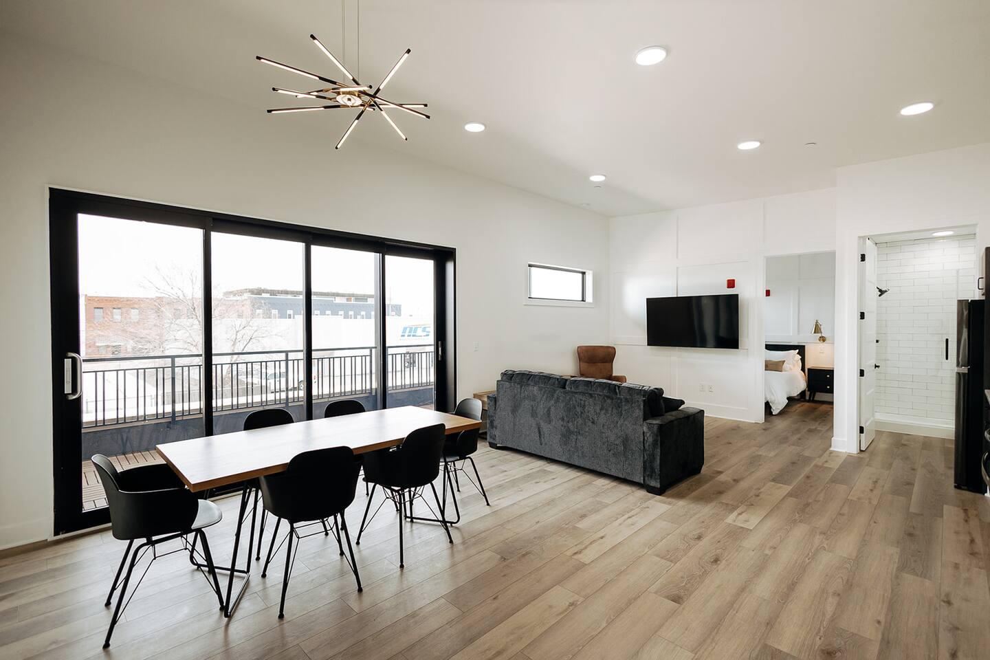Walk To Intrust Bank Arena | Modern Loft + Balcony