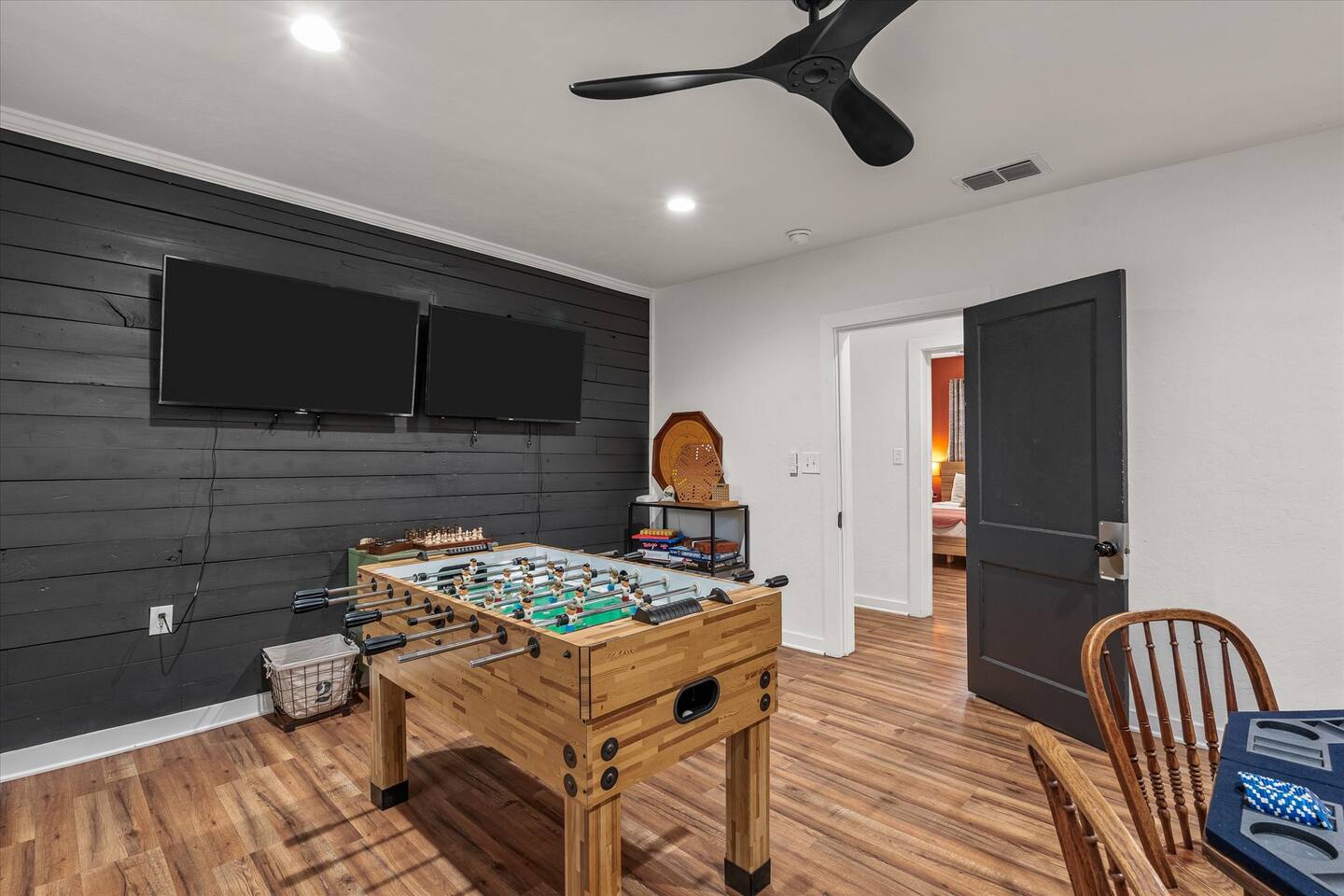 Game Room - Upstairs - Foosball, 2 TV's and board games