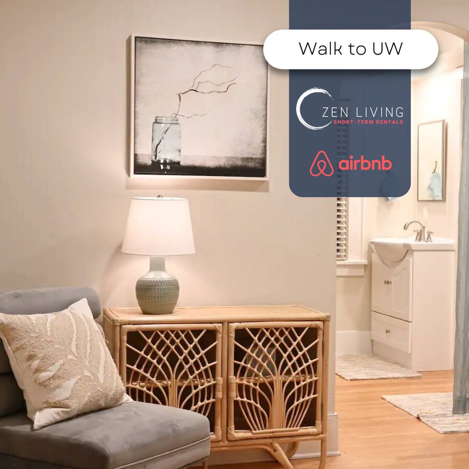 U-District Warmth | 8 mins walk to UW