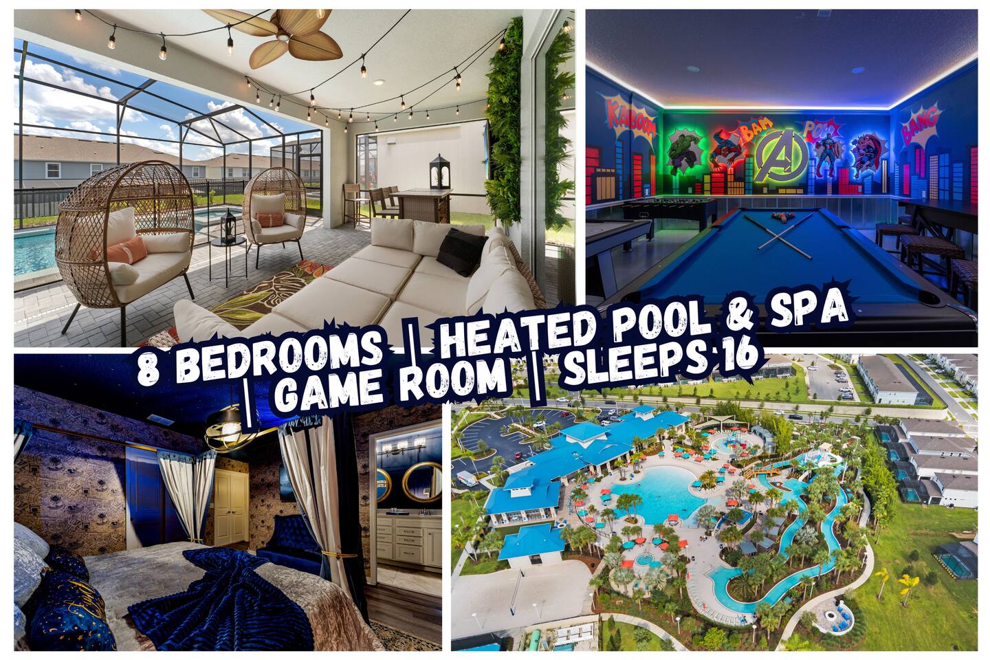 Water Park * Game Room * Magical Design * Location