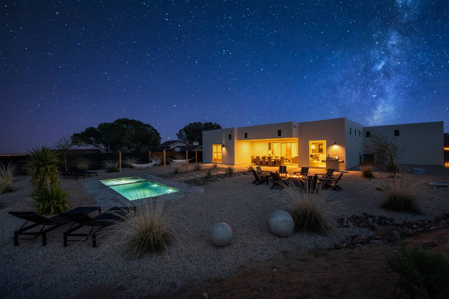 Modern Desert Retreat | Heated Pool, Spa & Firepit