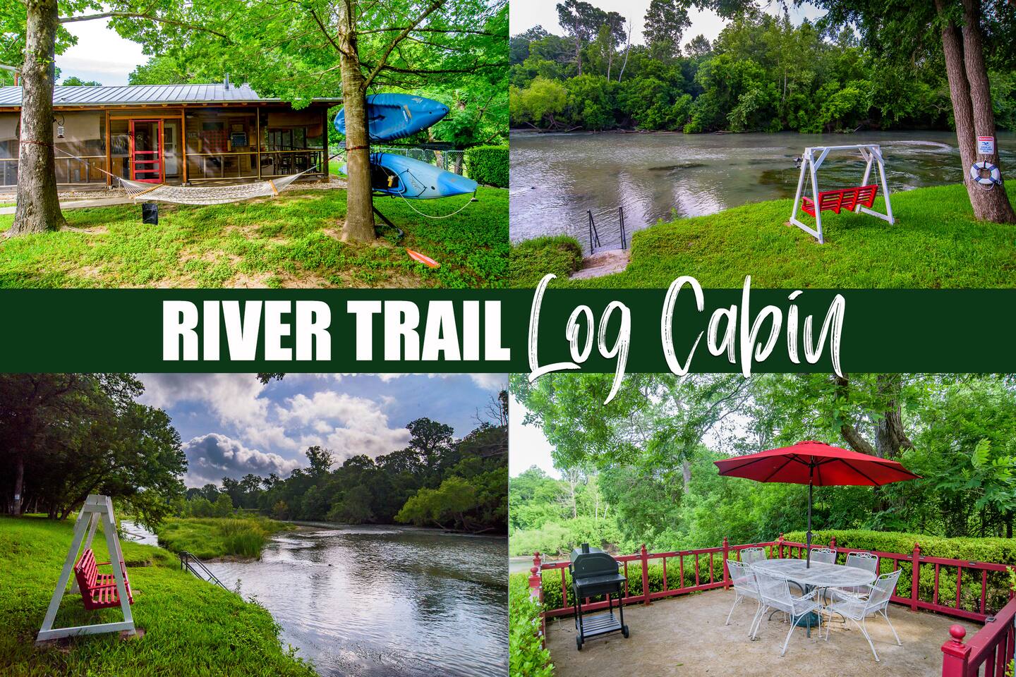 River Trail Log Cabin|On River|Kayaks|Ping Pong - Holiday Home