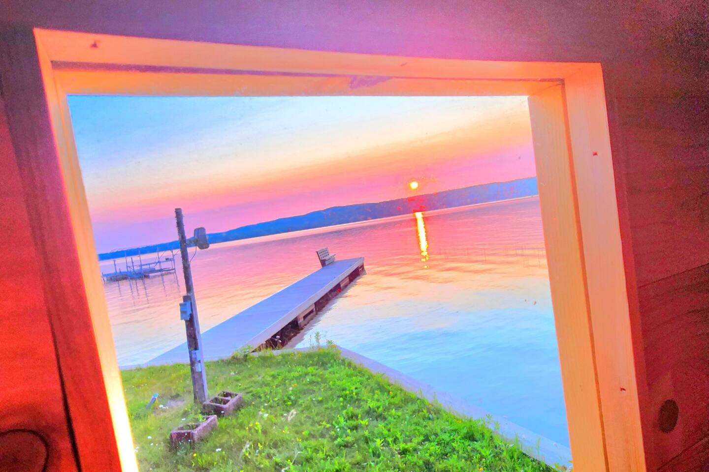 *Arguably the best Sauna view in Upper Peninsula*