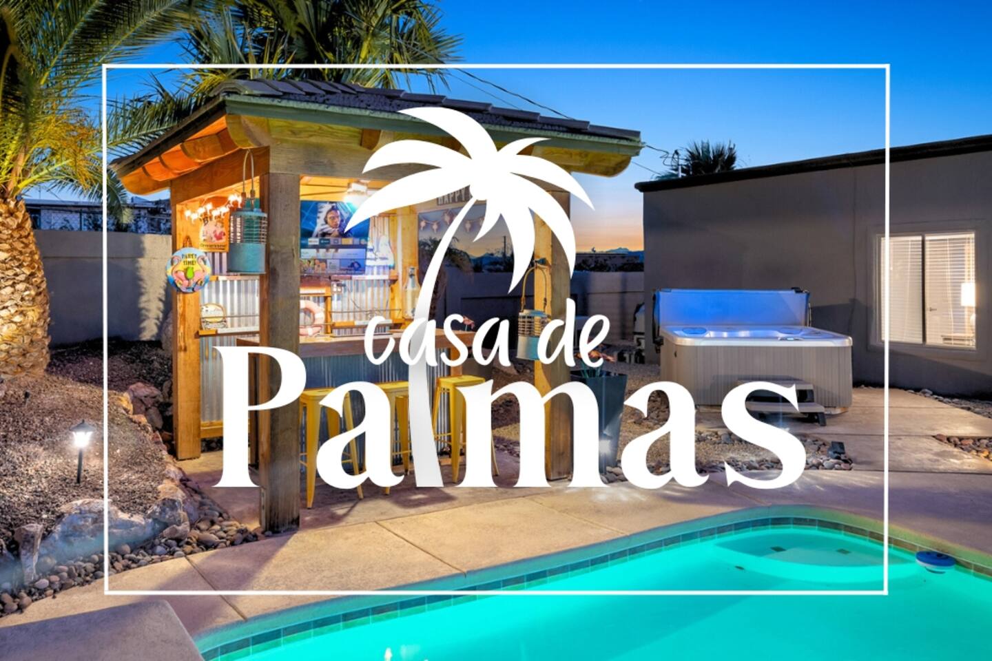 Casa De Palmas | Heated Pool & Spa | Bar | Parking