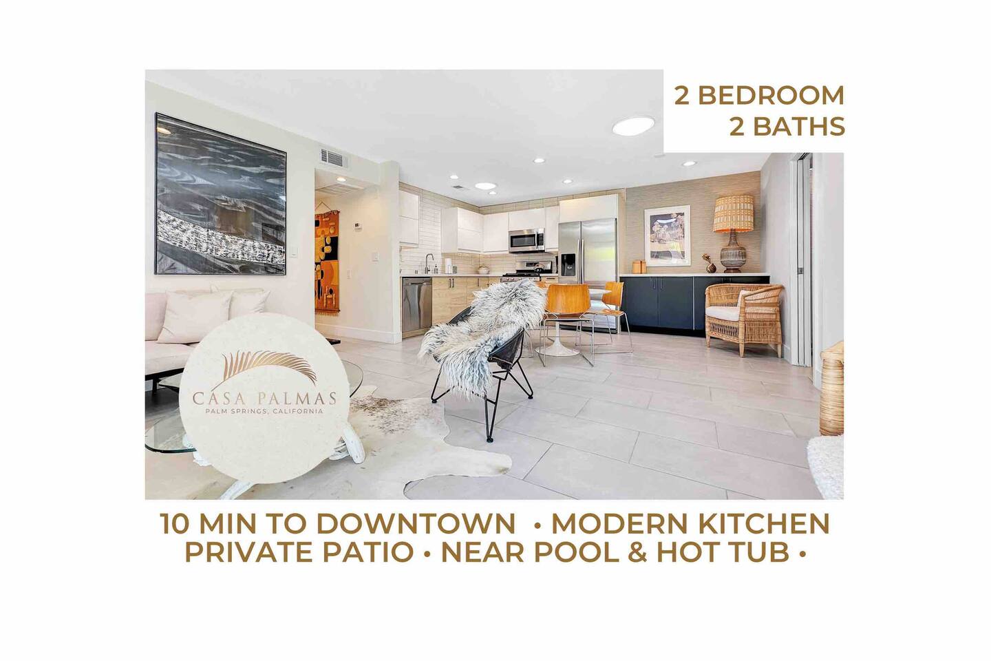 Designer-Appointed Modern Condo | Mountain Views