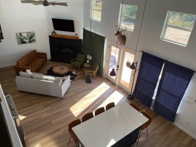 Loft looking over the Living and kitchen