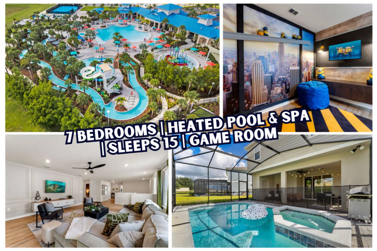 Game Room | Water Park | Themed | Great Location